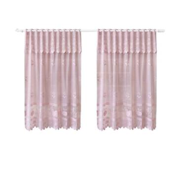 Imagem de Cortina Cozinha Renda Toscana Bando 2,00x1,30 alt - Beija Flor, Rose