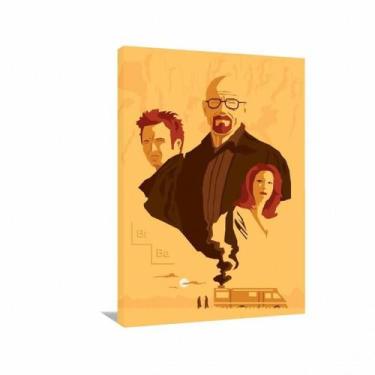 Imagem de Quadro decorativo Breaking Bad Vintage - Tela em Tecido - Wall Frame