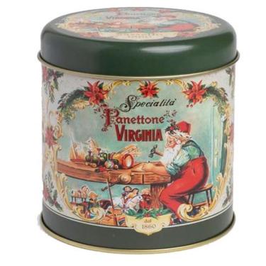 Imagem de Panettone Tradicional Italiano Virginia Lata Verde 1kg