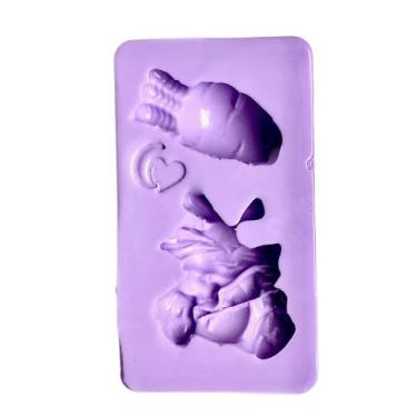 Imagem de F1789 molde de silicone páscoa confeitaria biscuit - confeitaria dos m