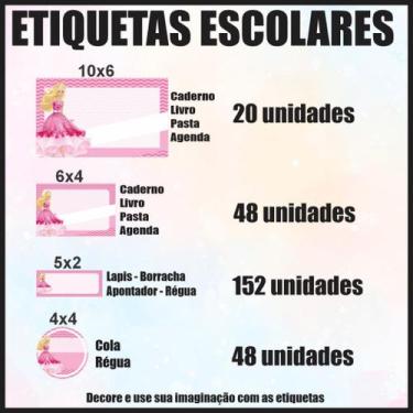 Imagem de Etiqueta Adesiva Escolar em Vinil Tema Personagem STITCH - Dekal Decor