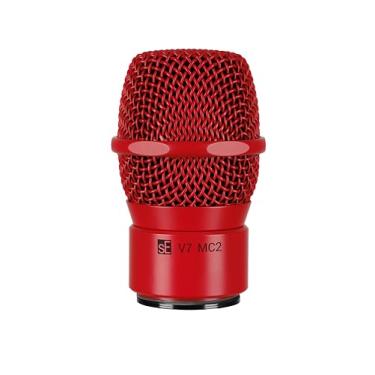 Imagem de SE Electronics Cápsula de microfone V7-MC2-RED para sistemas sem fio Sennheiser, vermelha