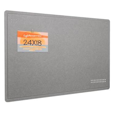 Imagem de Quadro de avisos grande, placa de feltro de 61 x 45 cm, quadro de pinos decorativos, quadro de cortiça alternativo para parede, quadro fotográfico dobrável, quadro de visão autoadesivo, quadro de