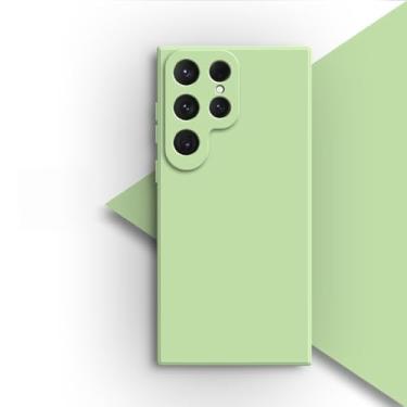 Imagem de Capa de telefone para Samsung Galaxy S24 S23 S22 S21 Plus Ultra FE 5G, verde fresco, para Samsung S23 Ultra