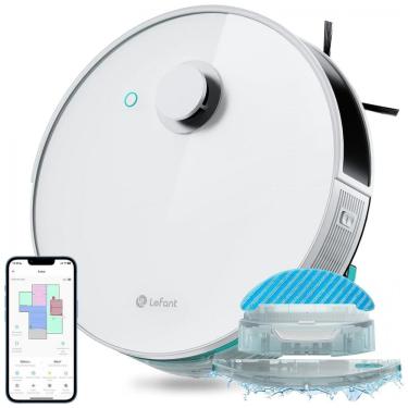 Imagem de Aspirador de Pó Robô com Conexão via APP WI FI e Mapeamento Multinível, 110V, Lefant N3...