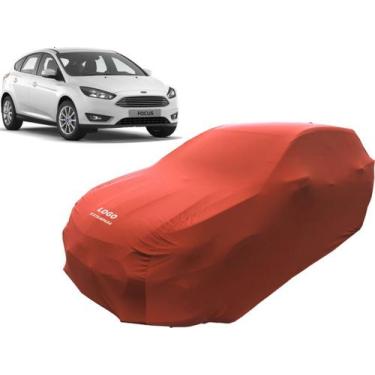 Imagem de Capa Automotiva Para Ford Focus Hatch Tecido Helanca Lycra - Mz, Verme