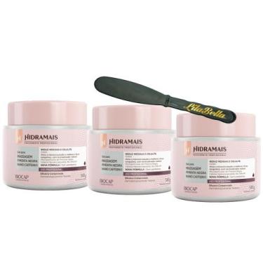 Imagem de 3 Gel De Pimenta Negra Nano Caffein 500g Hidramais+Espàtula