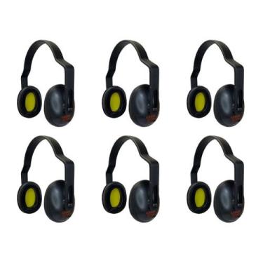 Imagem de 6 Abafadores de Ruídos Concha 2001 (SPR) 16 dB - CA. 10468 - Ledan