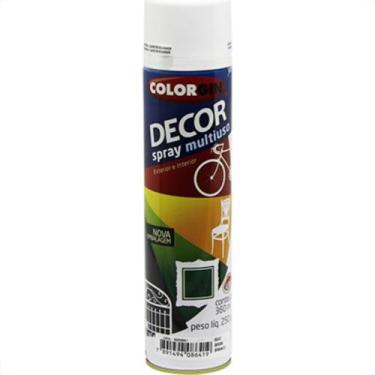 Imagem de Spray Colorgin Decor Branco 360Ml 8641 - Kit C/6 LA