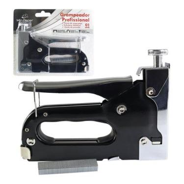 Imagem de Grampeador Profissional Compacto Preto - Rocie
