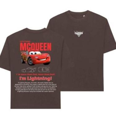 Imagem de Kit Camiseta Casal Relâmpago McQueen Estilo Streetwear-Masculino
