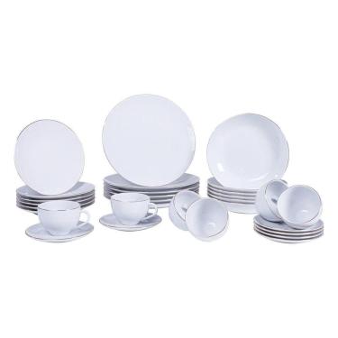 Imagem de Aparelho De Jantar Tramontina Anna Em Porcelana Decorada 30 Peças Tramontina