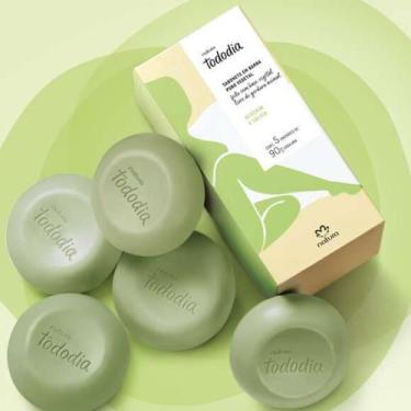 Imagem de Sabonete em Barra Puro Vegetal Alecrim e Sálvia Tododia - 5un de 90g -