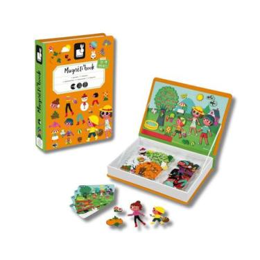 Imagem de Livro Magnetico Infantil Educativo Montessori 4 Estações Ano - Janod