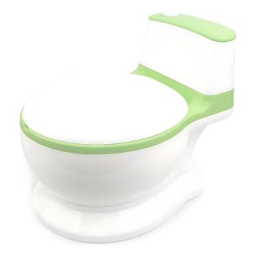 Imagem de Vaso Sanitário Infantil Com Assento Redutor Ajustável - Tibaby, Verde