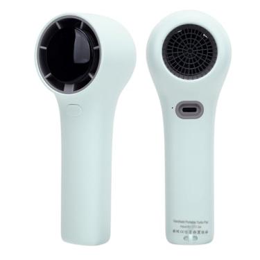 Imagem de Poderoso Ventilador Portátil Com 5 Velocidades Ajustáveis, Exibição Digital, Motor Sem Escova Portátil Recarregável para Camping Ao Ar Livre para Acampamento Ao Ar Livre (Verde