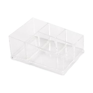 Imagem de Ioensy Sacas de chá de pacote de pacote de açúcar ferramenta de maquiagem de sachets de sachets de bugigangas caixas de armazenamento cartões de visita para, 19.6x14.4x8.5cm