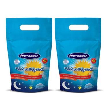 Imagem de Kit 2 Desinfetante Weekend 4kg Piscinas Água Verde HidroAzul - Geral