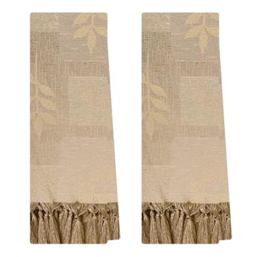 Imagem de 2 Mantas Xale Para Poltrona Pequena Peseira 0,70 X 1,80 (PATCHWORK 20 COBRE)