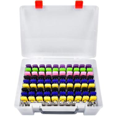 Imagem de Estojo para pen drive, cartão de memória USB, organizador de armazenamento de cartão SD - comporta 104 unidades de suporte de acessórios eletrônicos para Sandisk para Samsung para interior para PNY