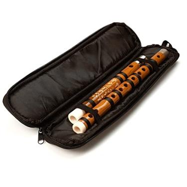 Imagem de Flautas de sopro de madeira flauta de bambu clássica instrumento musical chinês tradicional Dizi flauta transversal (cor: 1)