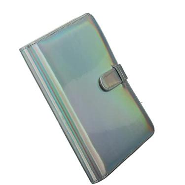 Imagem de Mini álbum de Fotos, álbum de Fotos Pequeno PU e PVC Foto Album Com 256 Bolsos para Fotos (Prata)