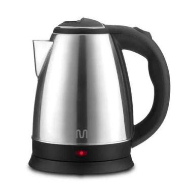 Imagem de Chaleira Elétrica Inox Cinza e Preta 1.8L 220V 1500W Multi GO026, 220V