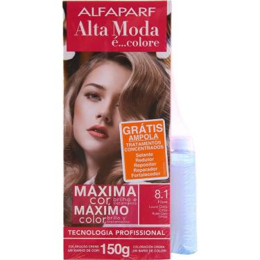 Imagem de Coloração Alta Moda 8.1 Vison Louro Claro Alfaparf 150g