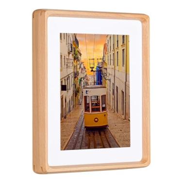 Imagem de Kattepote Molduras para fotos de 17,8 x 22,8 cm, exiba imagens de 13 x 18 cm com tapete ou 18 x 23 sem tapete, com acrílico altamente transparente, moldura para foto para orientação paisagem ou