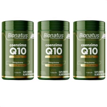 Imagem de Kit com 3 Coenzima Q10 Bionatus 100mg com 30 Cápsulas - Full