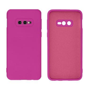 Imagem de Capinha para Galaxy S10E Silicone Aveludado Liso com Proteção de Câmer