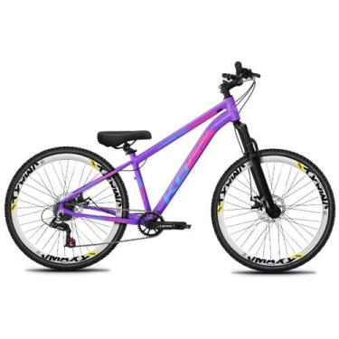 Imagem de Bicicleta Aro 29 KOG 1X7 Tipo Freeride Viking Hupi Gios, Lilas brilho,