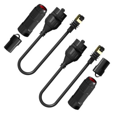 Imagem de Klutchtech Adaptador Ethernet Starlink Geração 3/Mini, Cabo Starlink SPX para RJ45 Adaptador para Padrão V3/Mini Prato e Roteador Preto (2 peças)