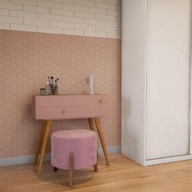 Imagem de Penteadeira com Espelho Ametista Rosé