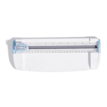 Imagem de Cortador de papel multifuncional, linha reta/linha tracejada/vinco cortador de papel portátil para papel artesanal, papel A4, cupom, etiqueta e cartolina (cor: azul)
