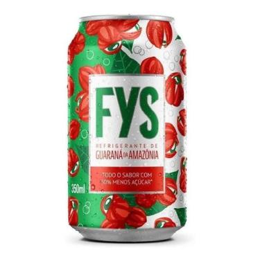 Imagem de Kit c/ 4 Refrigerante Guarana FYs Lata 350ml