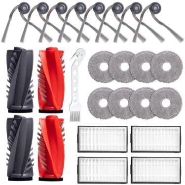 Imagem de Peças de reposição e acessórios para aspirador robô Roborock Saros 10R, pacote com 24 acessórios de qualidade para melhor desempenho de limpeza