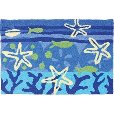 Imagem de Jellybean Tapete lavável em máquina para uso interno e externo, vista para o mar