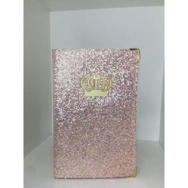 Imagem de Bíblia Sagrada Luxo Glitter Letra Hipergigante com Harpa - NoBrand, Ro