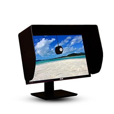 Imagem de Capuz para monitor de vídeo LCD iLooker-24P 24 polegadas Pro Edition para Dell HP Viewsonic Philips Samsung LG EIZO NEC ASUS ACER BENQ AOC LENOVO, serve para a largura da moldura do monitor 550 – 565 mm