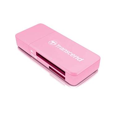 Imagem de Transcend Leitor de cartão USB 3.1 SDHC/SDXC/microSDHC/SDXC, TS-RDF5R (rosa)