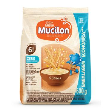 Imagem de Cereal Infantil Mucilon 5 Cereais 600g