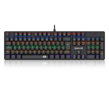 Imagem de Teclado gamer mecânico Valheim, ABNT2 Switch Marrom, K608-R (PT-BROWN), REDRAGON