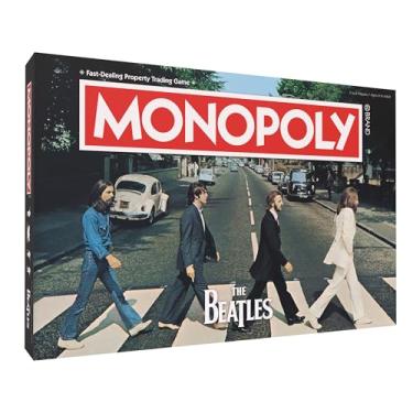 Imagem de Monopoly: The Beatles | Jogue como Rocky Raccoon, Maxwell's Silver Hammer, I Am The Walrus & More | Jogo colecionável oficialmente licenciado baseado na banda de rock dos Beatles para 2-6 jogadores