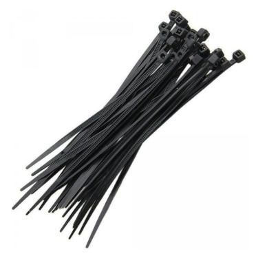 Imagem de Abraçadeira De Nylon Preto 50 Uni Cinta Plastica Gato