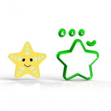 Imagem de Cortador Fundo Do Mar - Estrela Do Mar Modular Tamanho 5 Cm