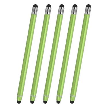 Imagem de PATIKIL 5 canetas Stylus para telas sensíveis ao toque, 2 em 1, de alta sensibilidade, caneta capacitiva para celular, tablets, laptop, dispositivo com tela sensível ao toque, verde