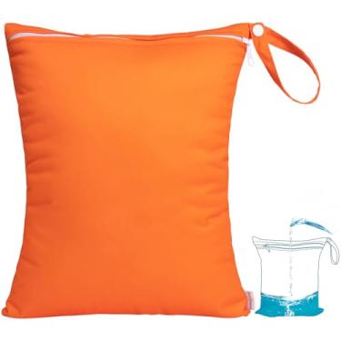 Imagem de babygoal Bolsa Impermeável Para Roupas De Banho, Reutilizável Viagem, Armazenamento Alimentos, Carrinho Bebê, Creche, Fraldas Bebês, Ioga, Praia, Piscina,