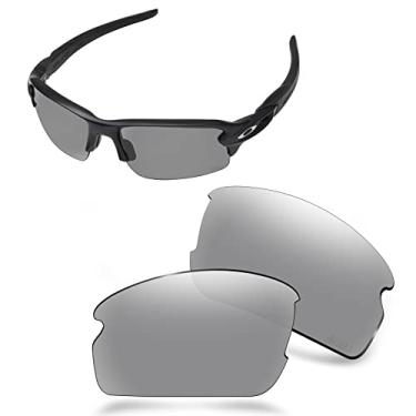 Imagem de AOZAN Lentes de reposição ANSI Z87.1 para óculos de sol Oakley Flak 2.0 OO9295 - Gainsboro