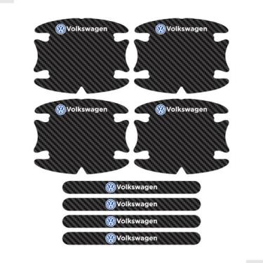 Imagem de Jogo Adesivos Protetor de Maçaneta Decorativo Carbono - SPORTINOX, VOL